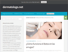 Tablet Screenshot of dermatologo.net